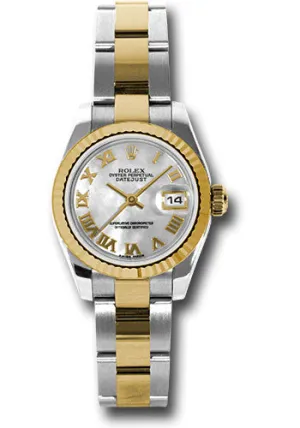 Rolex Steel and 18k YG Datejust -26mm #179173 mro