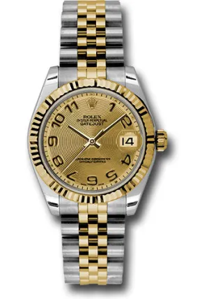 Rolex Steel and 18k YG Datejust - 31mm - Mid-Size #178273 chcaj