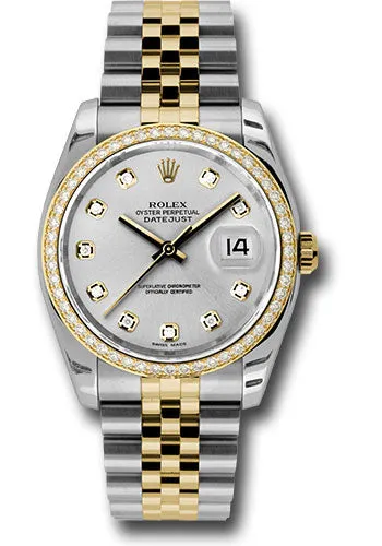 Rolex Steel and 18k YG Datejust- 36mm #116243