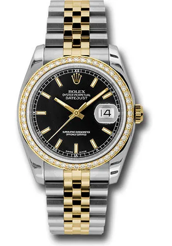 Rolex Steel and 18k YG Datejust- 36mm #116243