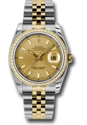 Rolex Steel and 18k YG Datejust- 36mm #116243