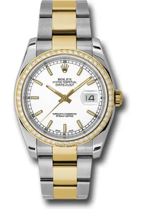 Rolex Steel and 18k YG Datejust- 36mm #116243
