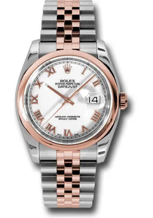 Rolex Steel and Rose Gold Datejust-36mm #116201