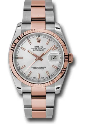 Rolex Steel and Rose Gold Datejust-36mm #116231