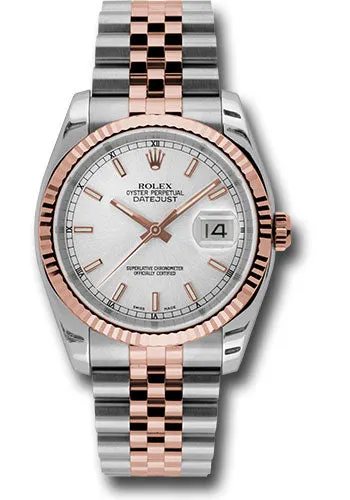 Rolex Steel and Rose Gold Datejust-36mm #116231