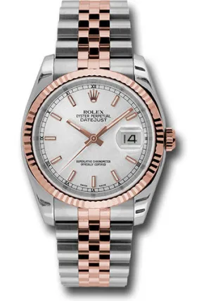 Rolex Steel and Rose Gold Datejust-36mm #116231