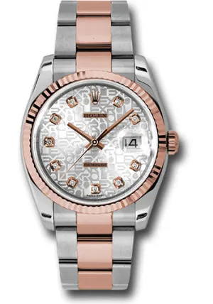 Rolex Steel and Rose Gold Datejust-36mm #116231