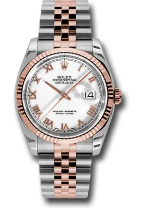 Rolex Steel and Rose Gold Datejust-36mm #116231