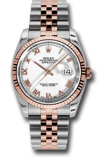 Rolex Steel and Rose Gold Datejust-36mm #116231