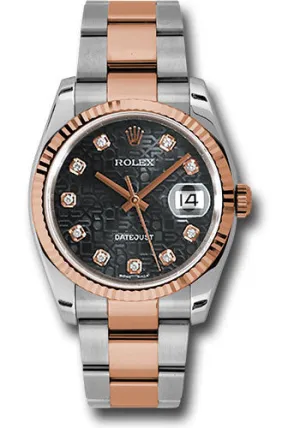 Rolex Steel and Rose Gold Datejust-36mm #116231
