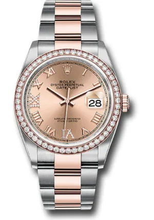 Rolex Steel and Rose Gold Datejust-36mm #126201