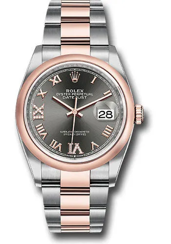 Rolex Steel and Rose Gold Datejust-36mm #126201