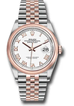Rolex Steel and Rose Gold Datejust-36mm #126201