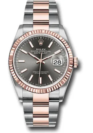 Rolex Steel and Rose Gold Datejust-36mm #126231