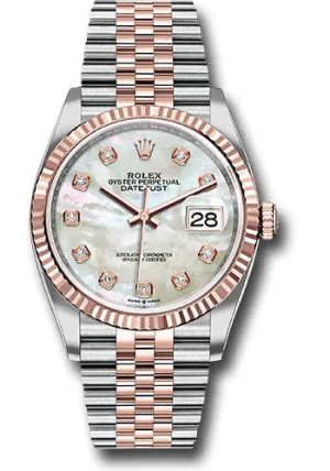 Rolex Steel and Rose Gold Datejust-36mm #126231