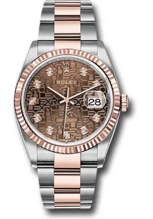 Rolex Steel and Rose Gold Datejust-36mm #126231