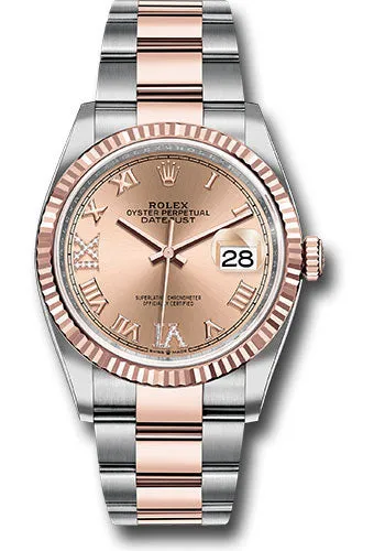 Rolex Steel and Rose Gold Datejust-36mm #126231