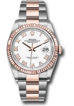 Rolex Steel and Rose Gold Datejust-36mm #126231