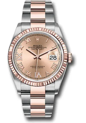 Rolex Steel and Rose Gold Datejust-36mm #126231