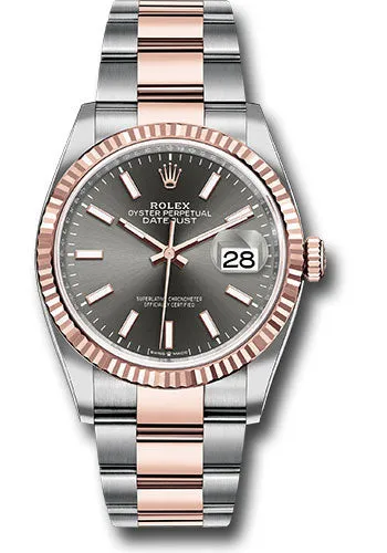 Rolex Steel and Rose Gold Datejust-36mm #126231