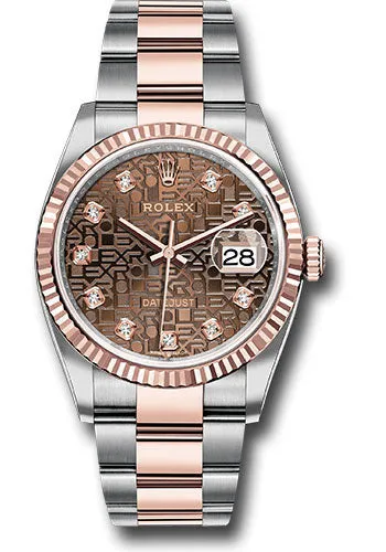 Rolex Steel and Rose Gold Datejust-36mm #126231