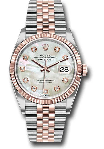 Rolex Steel and Rose Gold Datejust-36mm #126231