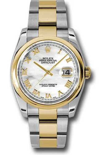 Rolex Steel and Yellow Gold Datejust-36mm #116203