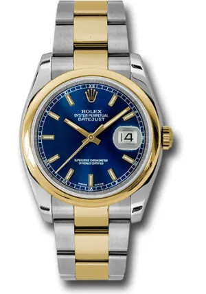 Rolex Steel and Yellow Gold Datejust-36mm #116203
