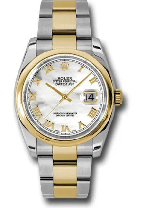 Rolex Steel and Yellow Gold Datejust-36mm #116203