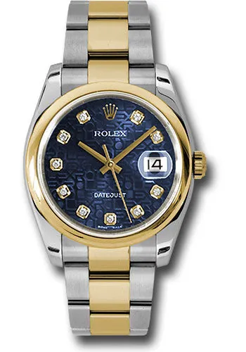 Rolex Steel and Yellow Gold Datejust-36mm #116203