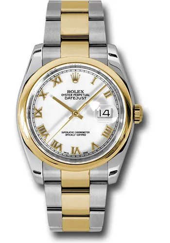 Rolex Steel and Yellow Gold Datejust-36mm #116203