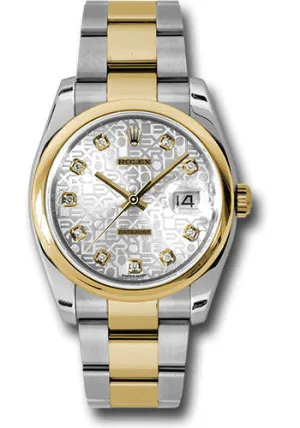 Rolex Steel and Yellow Gold Datejust-36mm #116203