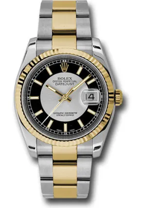 Rolex Steel and Yellow Gold Datejust-36mm #116233