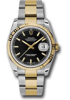 Rolex Steel and Yellow Gold Datejust-36mm #116233