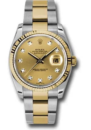 Rolex Steel and Yellow Gold Datejust-36mm #116233