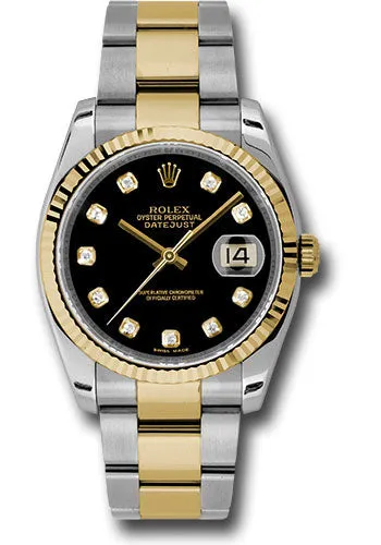 Rolex Steel and Yellow Gold Datejust-36mm #116233