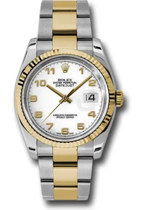 Rolex Steel and Yellow Gold Datejust-36mm #116233