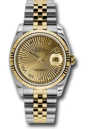 Rolex Steel and Yellow Gold Datejust-36mm #116233