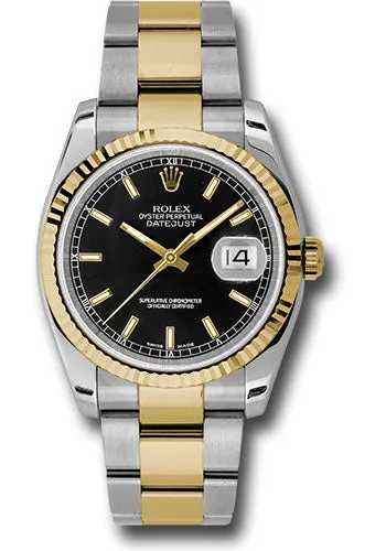 Rolex Steel and Yellow Gold Datejust-36mm #116233