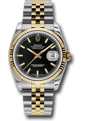 Rolex Steel and Yellow Gold Datejust-36mm #116233