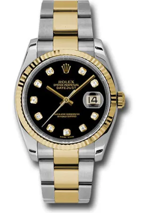 Rolex Steel and Yellow Gold Datejust-36mm #116233