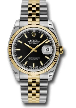 Rolex Steel and Yellow Gold Datejust-36mm #116233