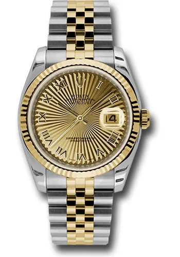 Rolex Steel and Yellow Gold Datejust-36mm #116233