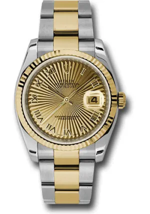 Rolex Steel and Yellow Gold Datejust-36mm #116233