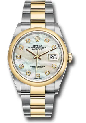 Rolex Steel and Yellow Gold Datejust-36mm #126203