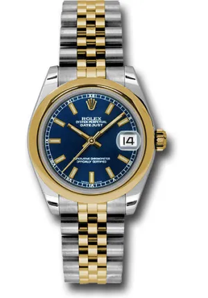 Rolex Steel and YG Datejust - 31mm - Mid-Size #178243 bkij