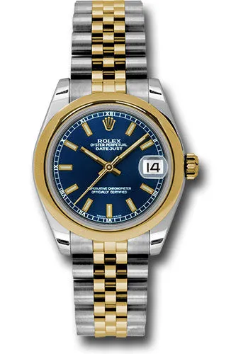 Rolex Steel and YG Datejust - 31mm - Mid-Size #178243 bkij