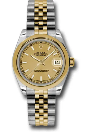 Rolex Steel and YG Datejust - 31mm - Mid-Size #178243 chij