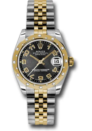 Rolex Steel, RG, & Diamond Datejust - 31mm - Mid-Size #178343 bkcaj