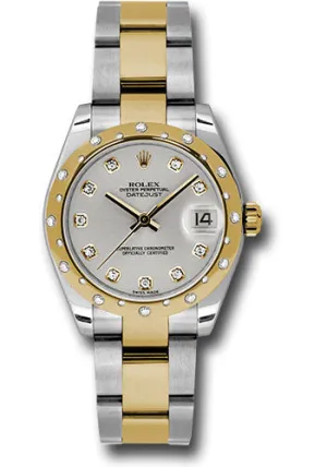 Rolex Steel, YG, & Diamond Datejust - 31mm - Mid-Size #178343 sdo